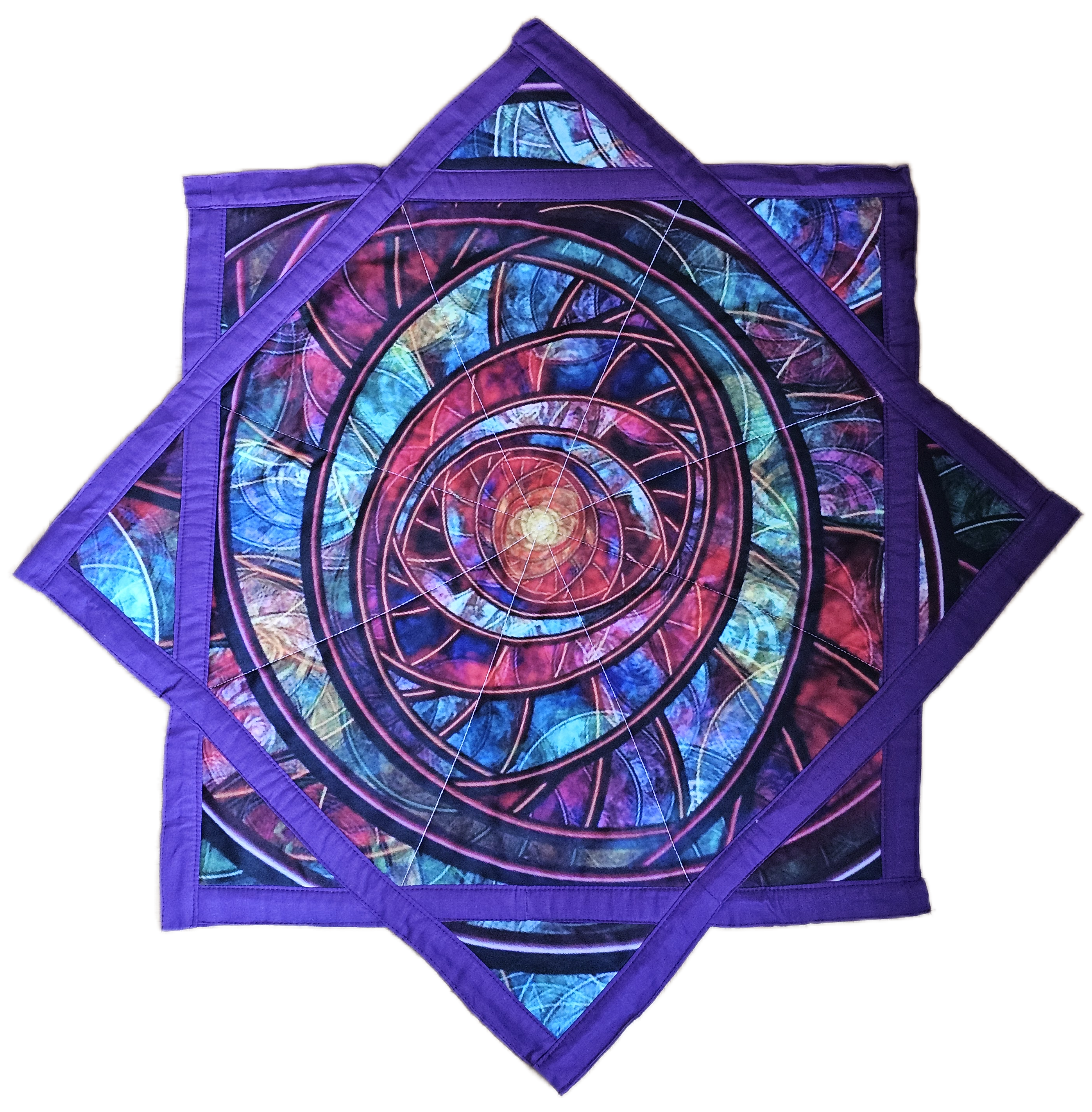 DriftBlade Collection | Cosmic Spiral – Black with purple lining